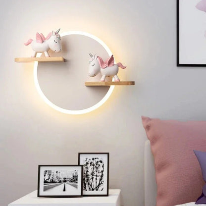 Lampe De Chevet Murale Licorne Pour Enfants