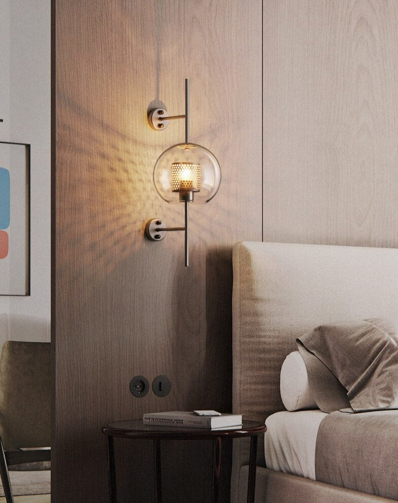 Thatcher - Applique murale moderne avec design lumineux en nid d'abeille