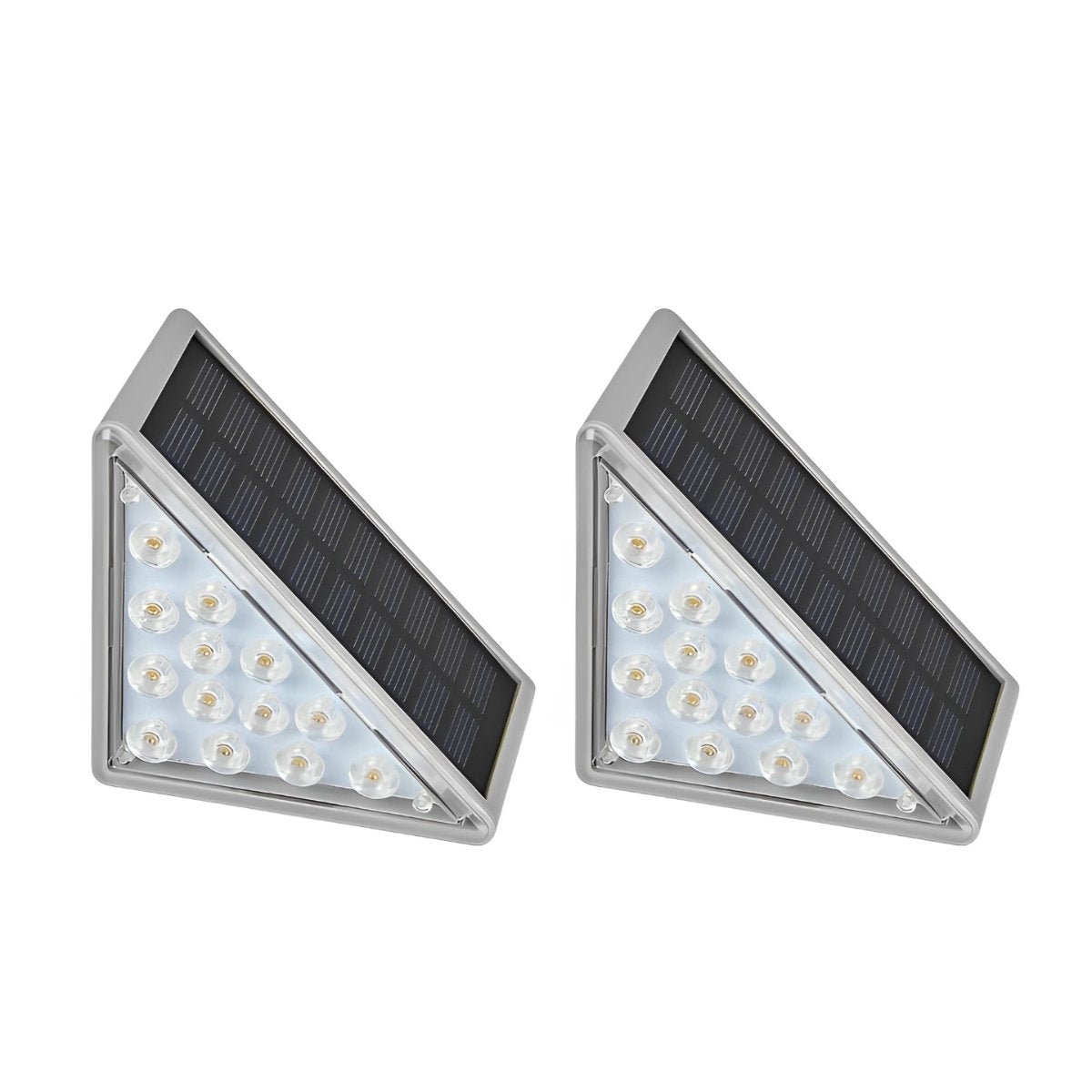 Solin – Lampes de marche solaires LED triangulaires intelligentes