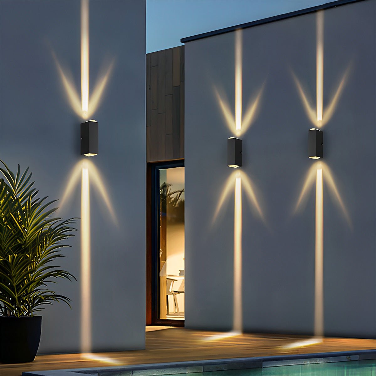 Elora – Up and Down LED Applique Murale Extérieur
