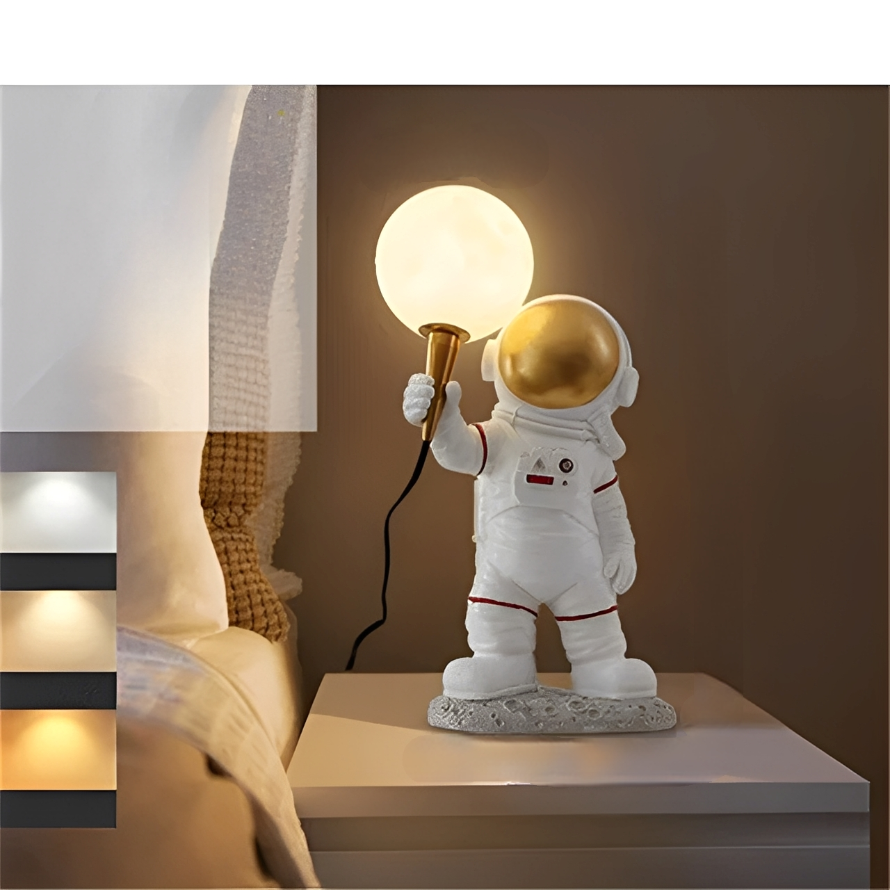 Astrolino – Lampe murale créative d'astronautes