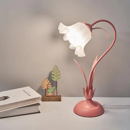 Inga – Lampe de Table Vintage Fleurs Ajustable