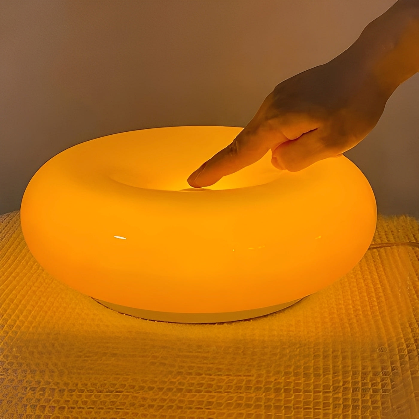 Bryan – Lampe de table en verre antique