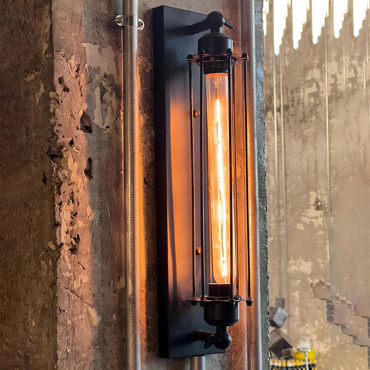 Vera – Applique Murale LED en Fer Industriel Vintage