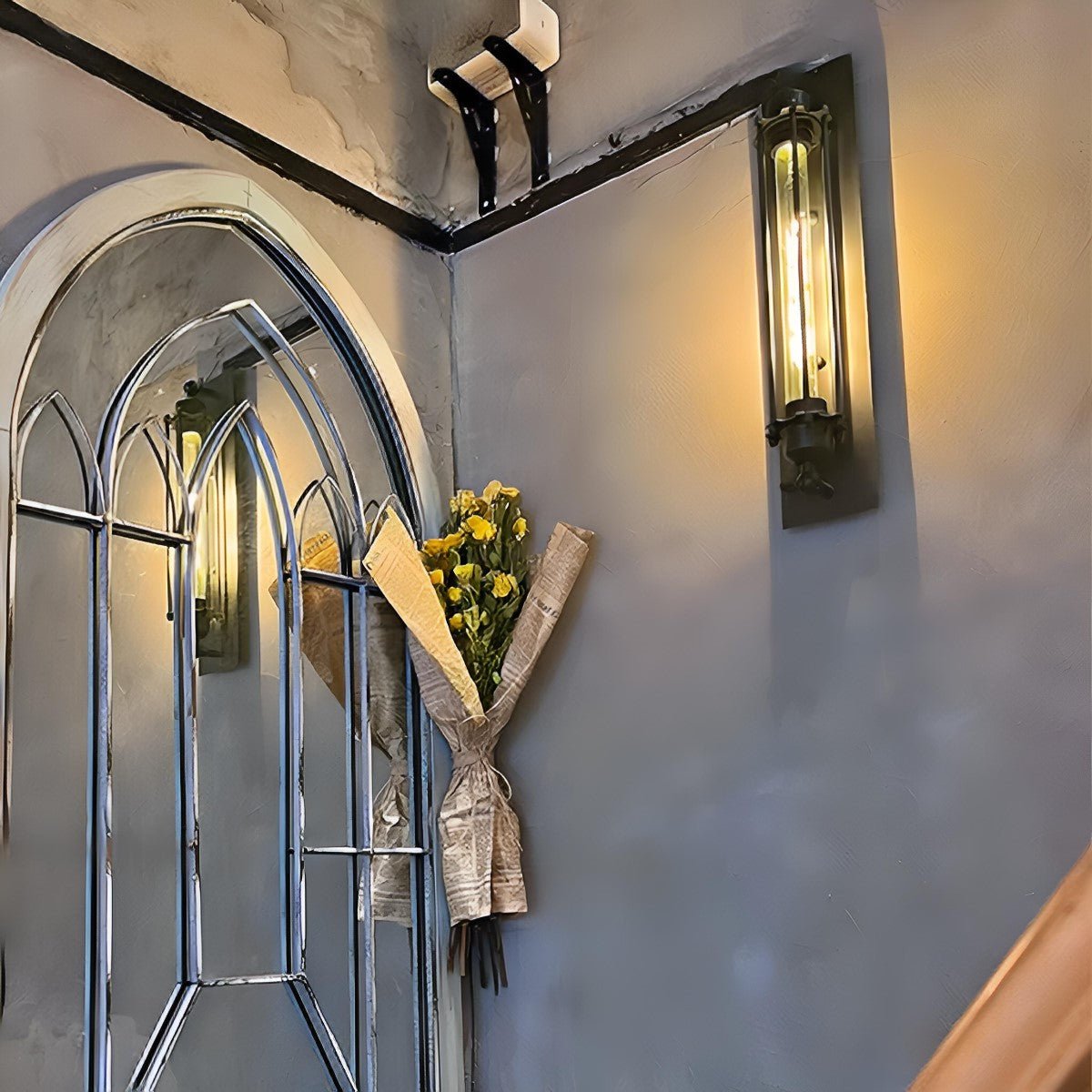 Vera – Applique Murale LED en Fer Industriel Vintage