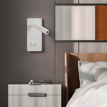 TubePivot – Lampe murale orientable en métal épuré